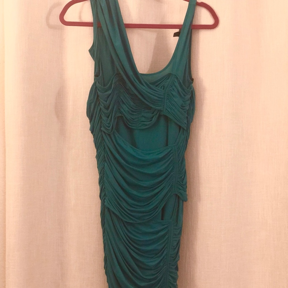 Bebe teal dress
